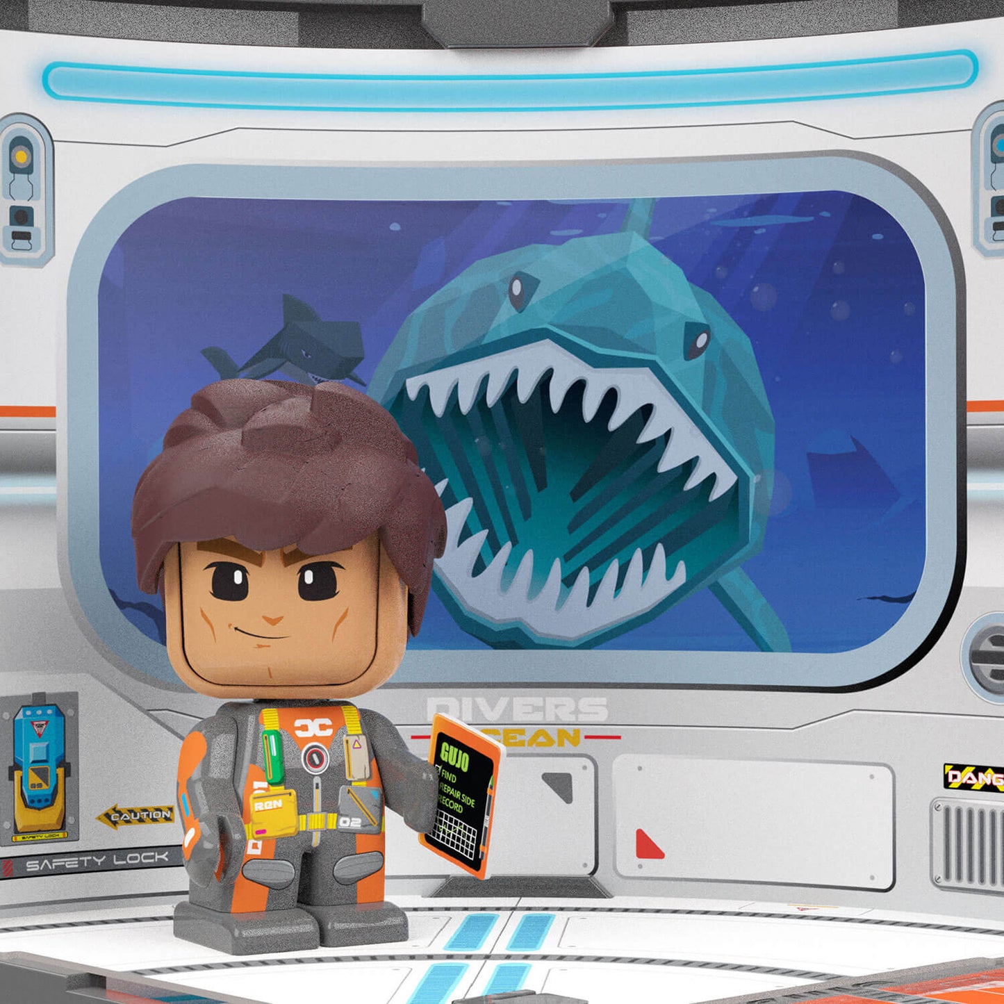 Gujo Adventure Underwater Base STEM authenticated building set for ages 6+