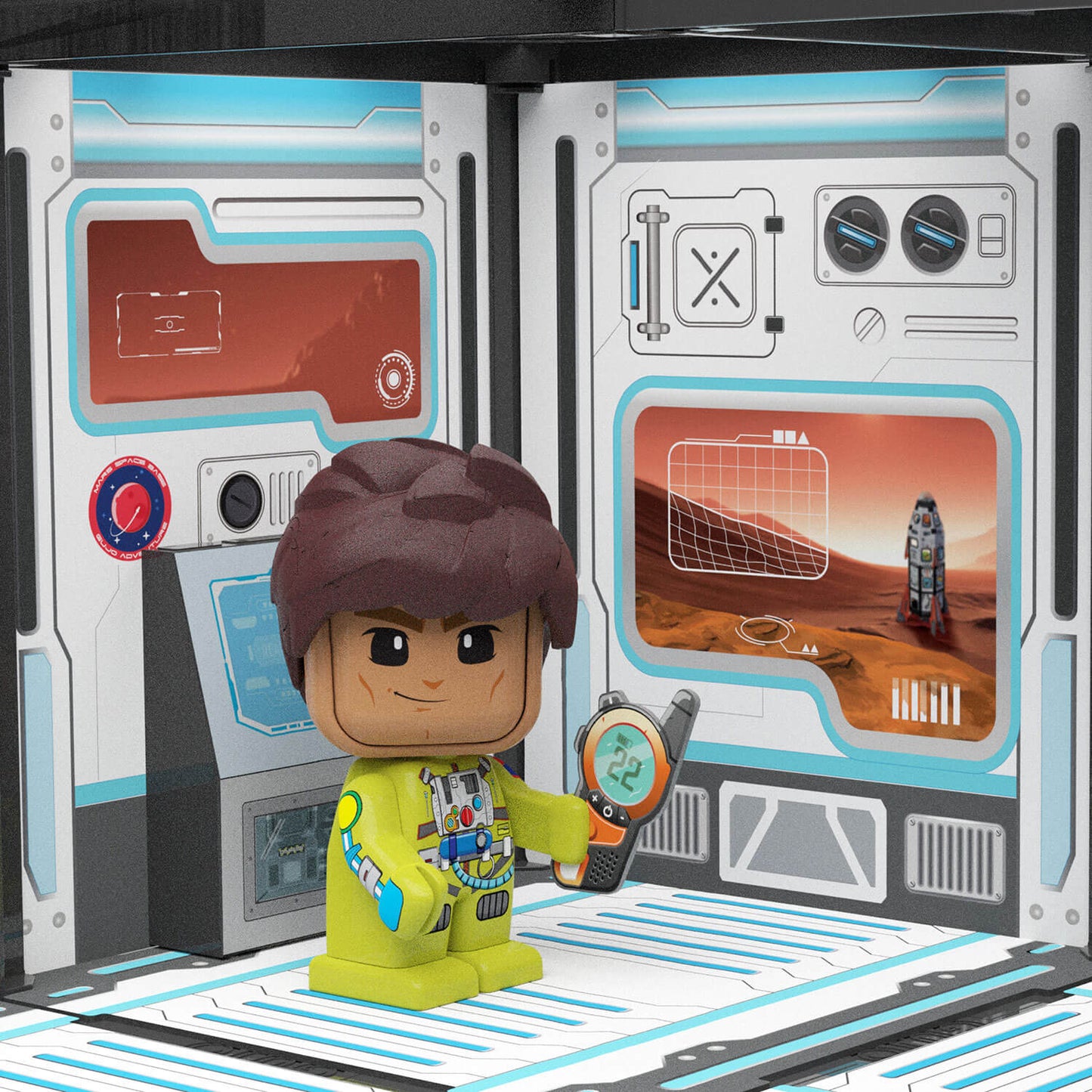 Gujo Adventure Mars Space Base STEM authenticated building set for ages 6+