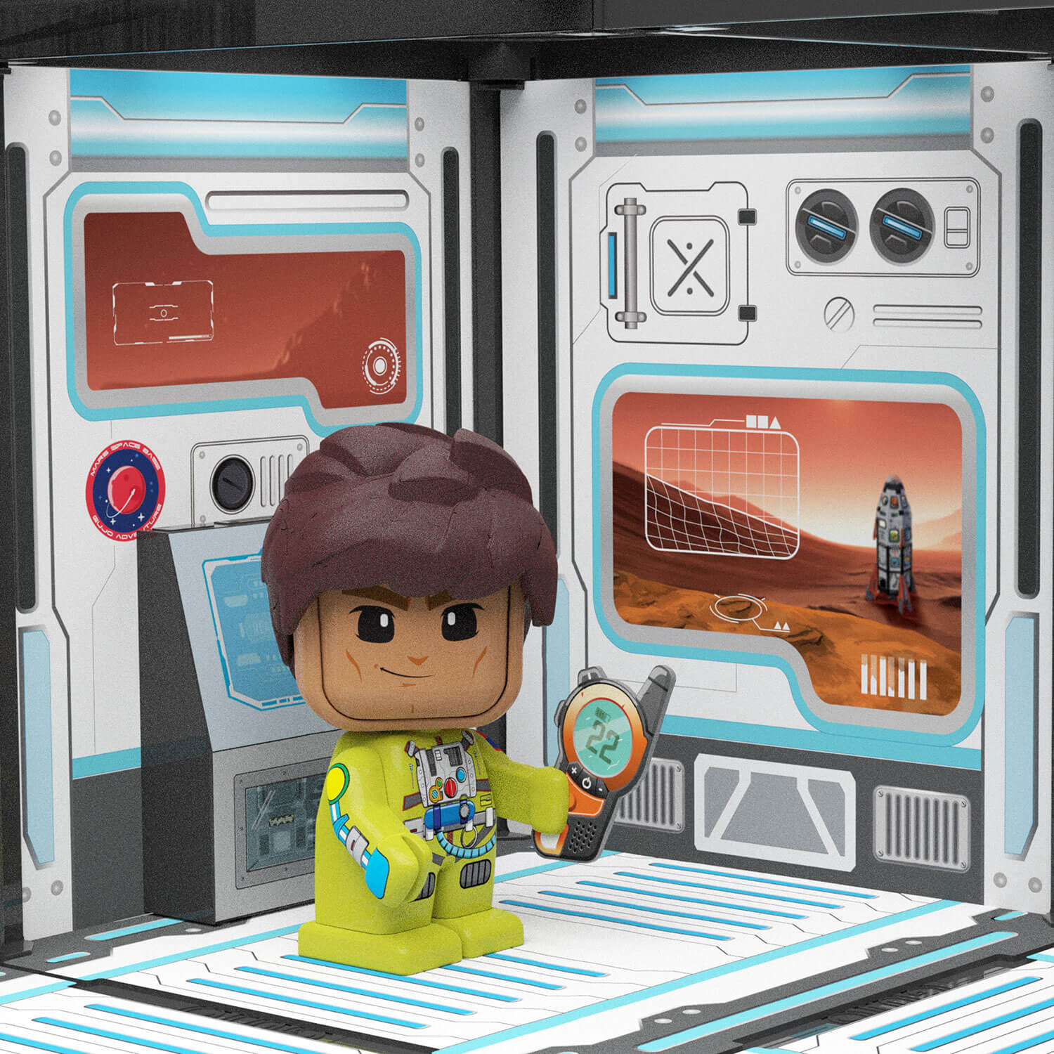 Gujo Adventure Mars Space Base STEM authenticated building set for ages 6+