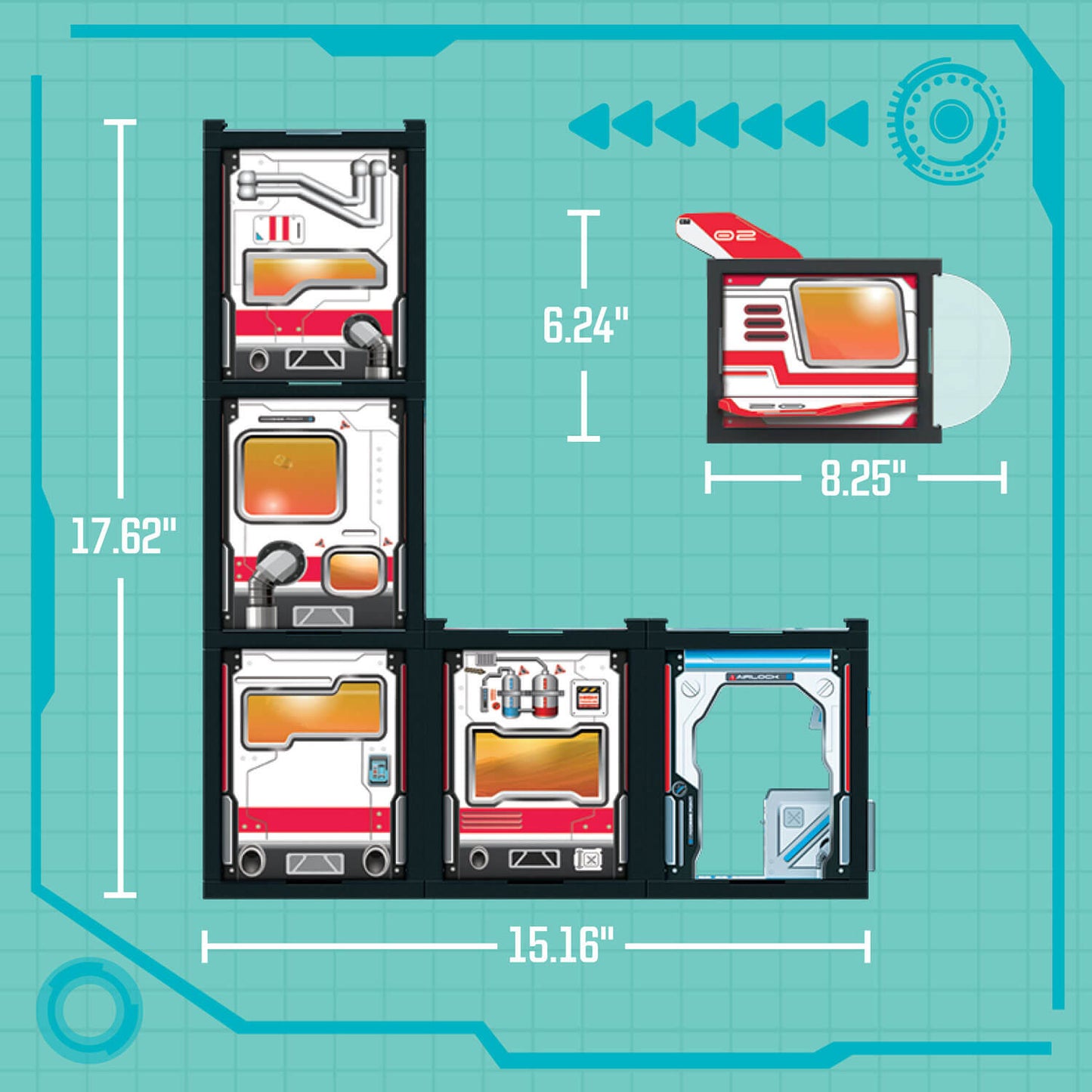 Gujo Adventure Mars Space Base STEM authenticated building set for ages 6+