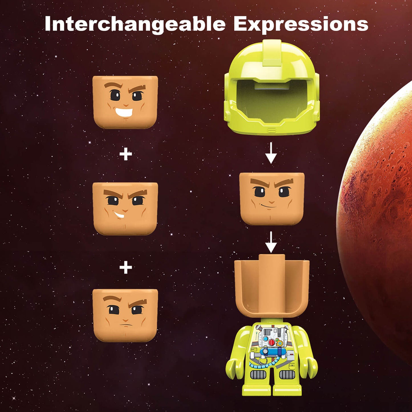 Gujo Adventure Mars Space Base STEM authenticated building set for ages 6+