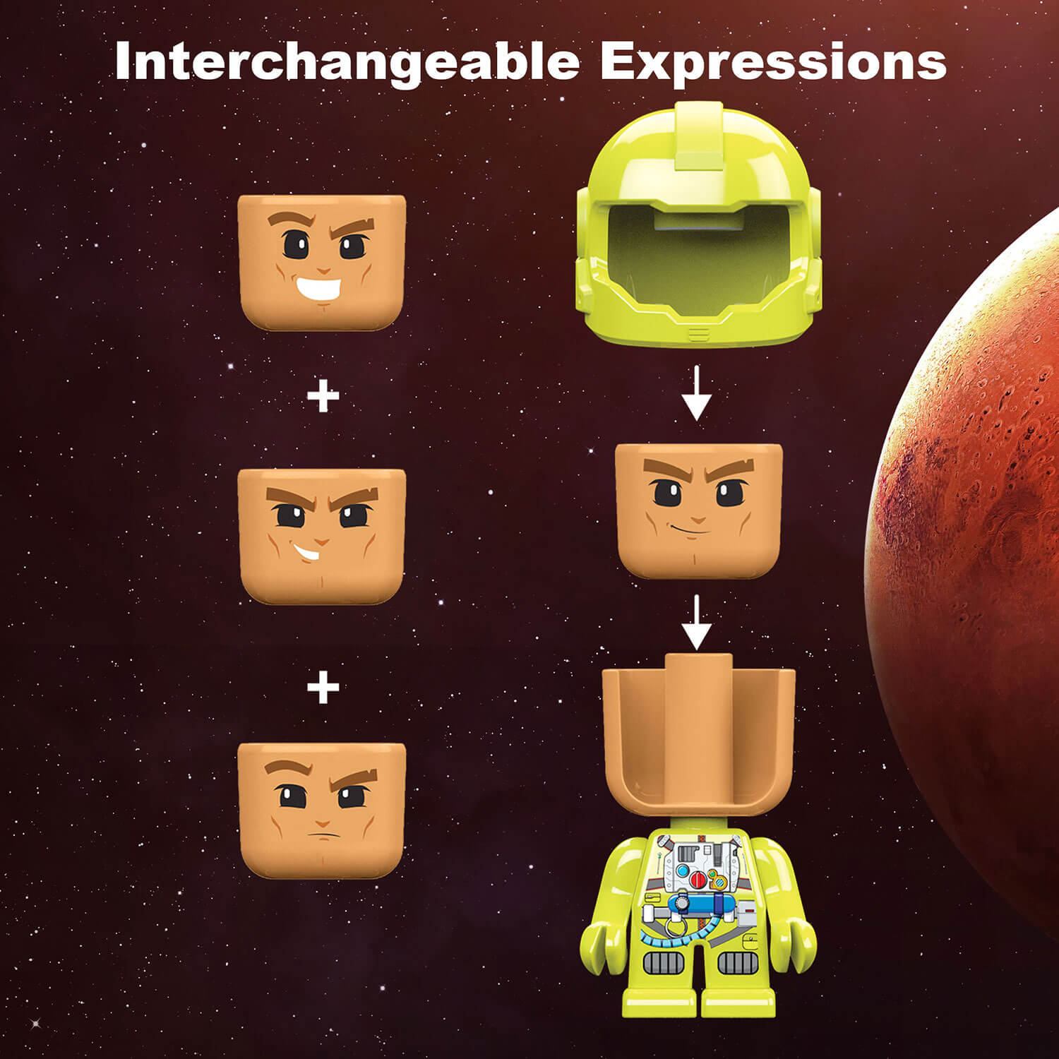 Gujo Adventure Mars Space Base STEM authenticated building set for ages 6+