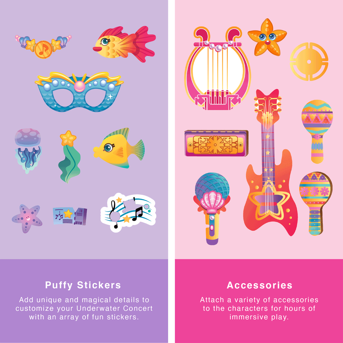 Pinxies Undersea Band STEM authenticated building set for ages 6+