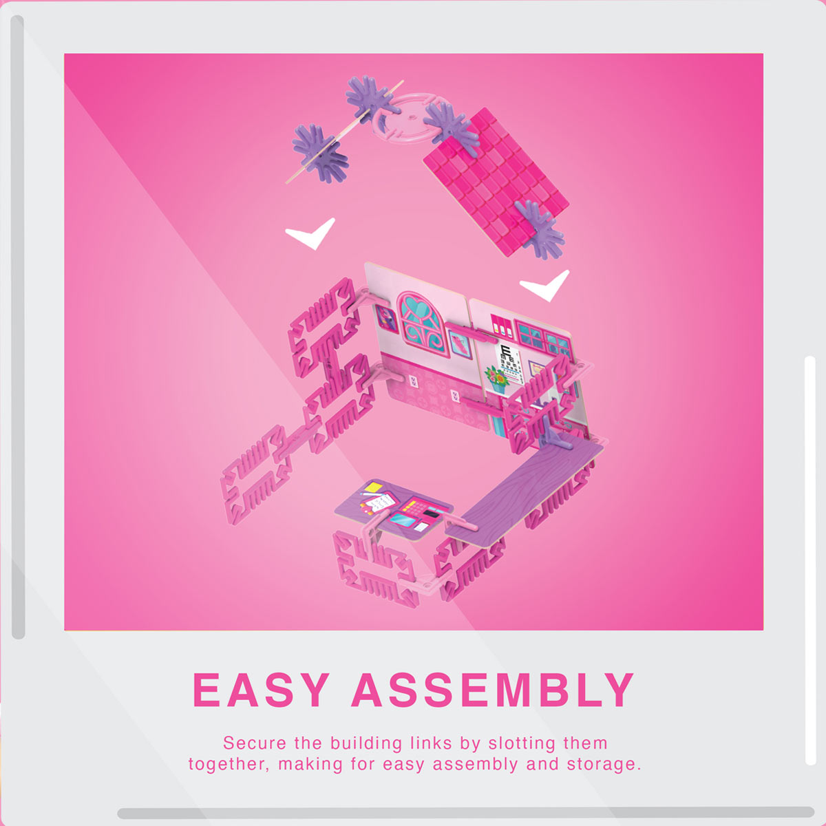 Pinxies Vet Care Center is a STEM authenticated building set for ages 6+