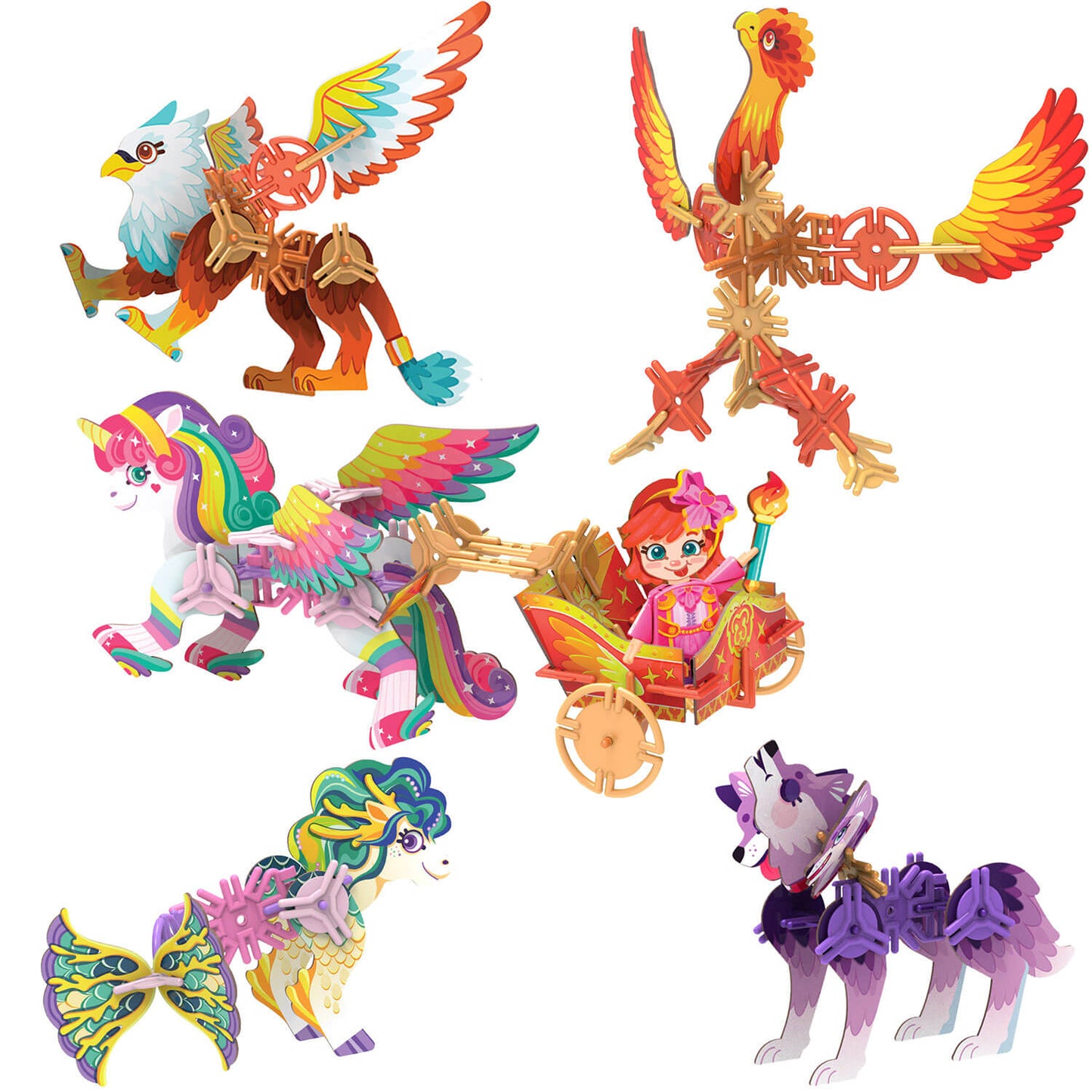 Pinxies Magical Friends is a STEM authenticated building set for ages 6+