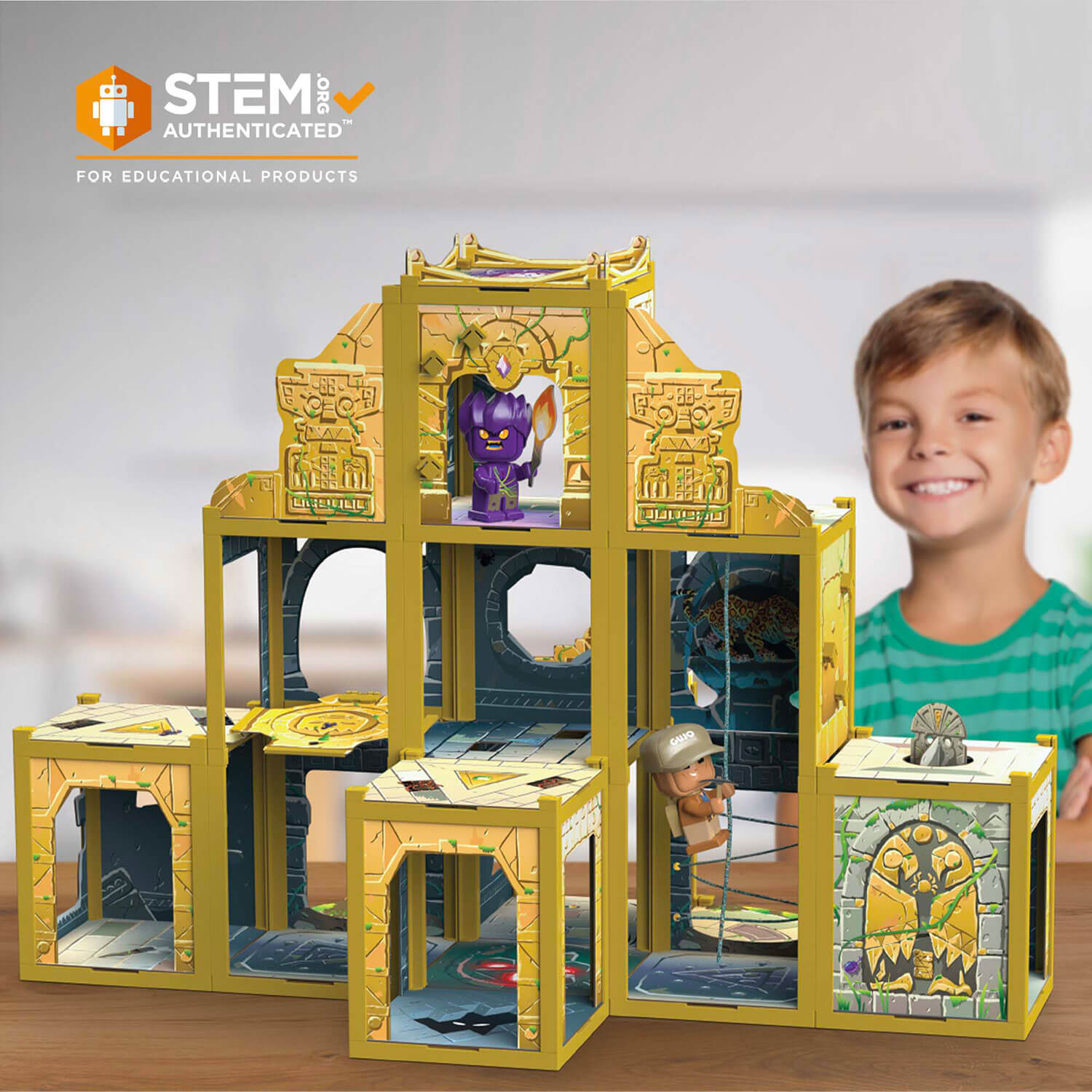 Gujo Adventure Lost Jungle Temple STEM authenticated building set for ages 6+
