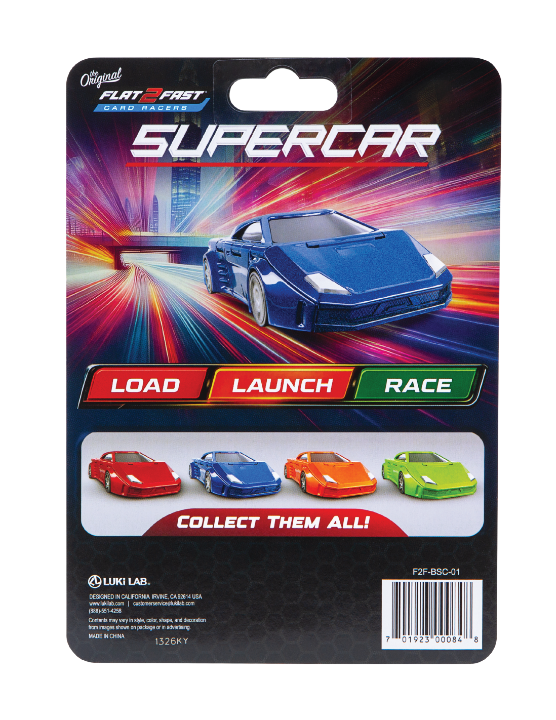 Flat 2 Fast Supercar Card Racers
