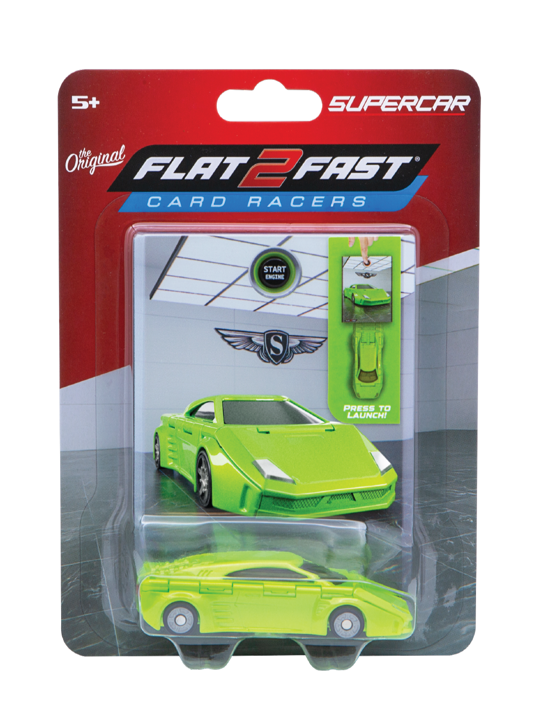 Flat 2 Fast Supercar Card Racers