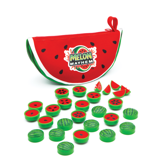 Melon Mayhem Game Bag and Playing Pieces