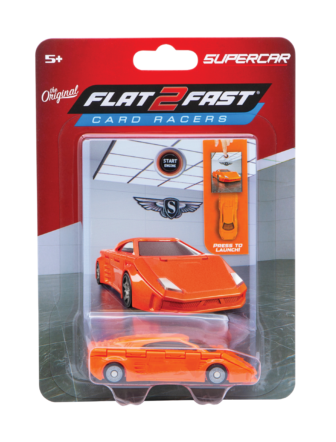Flat 2 Fast Supercar Card Racers