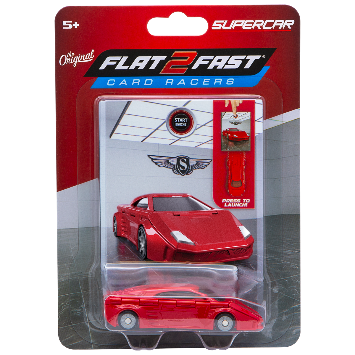 Flat 2 Fast Supercar Card Racers
