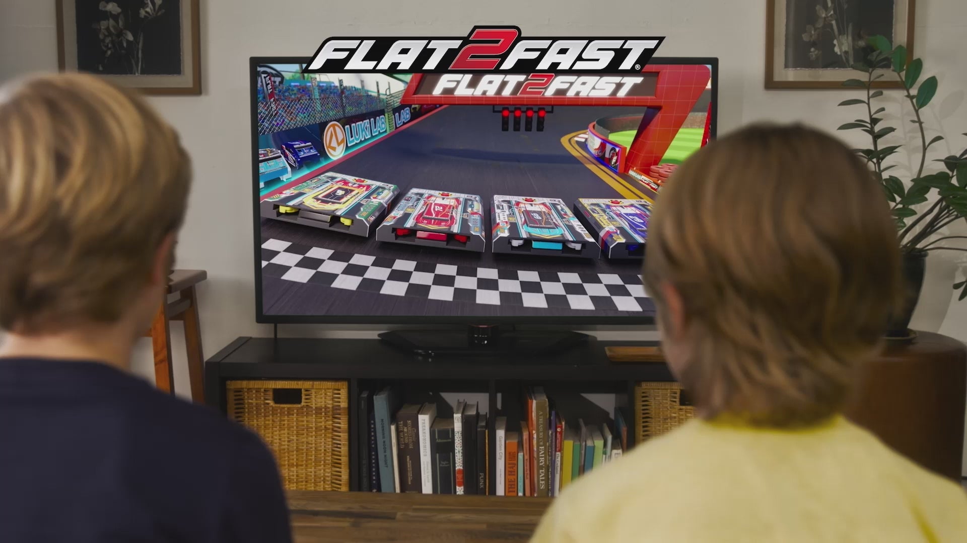 Flat 2 Fast Stunt Card Racers | Load, Launch, Race! | Luki Lab Toy
