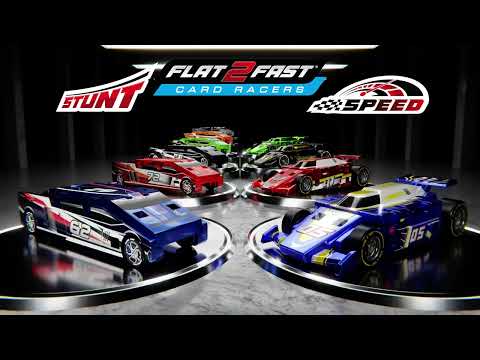 Flat 2 Fast Speed Card Racers | Load, Launch, Race! | Luki Lab Toy