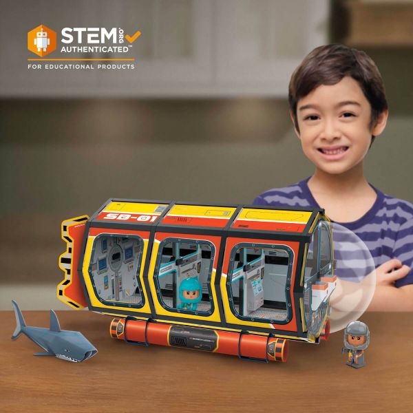 Gujo Adventure Deep Sea Submarine STEM authenticated building set for ages 7+