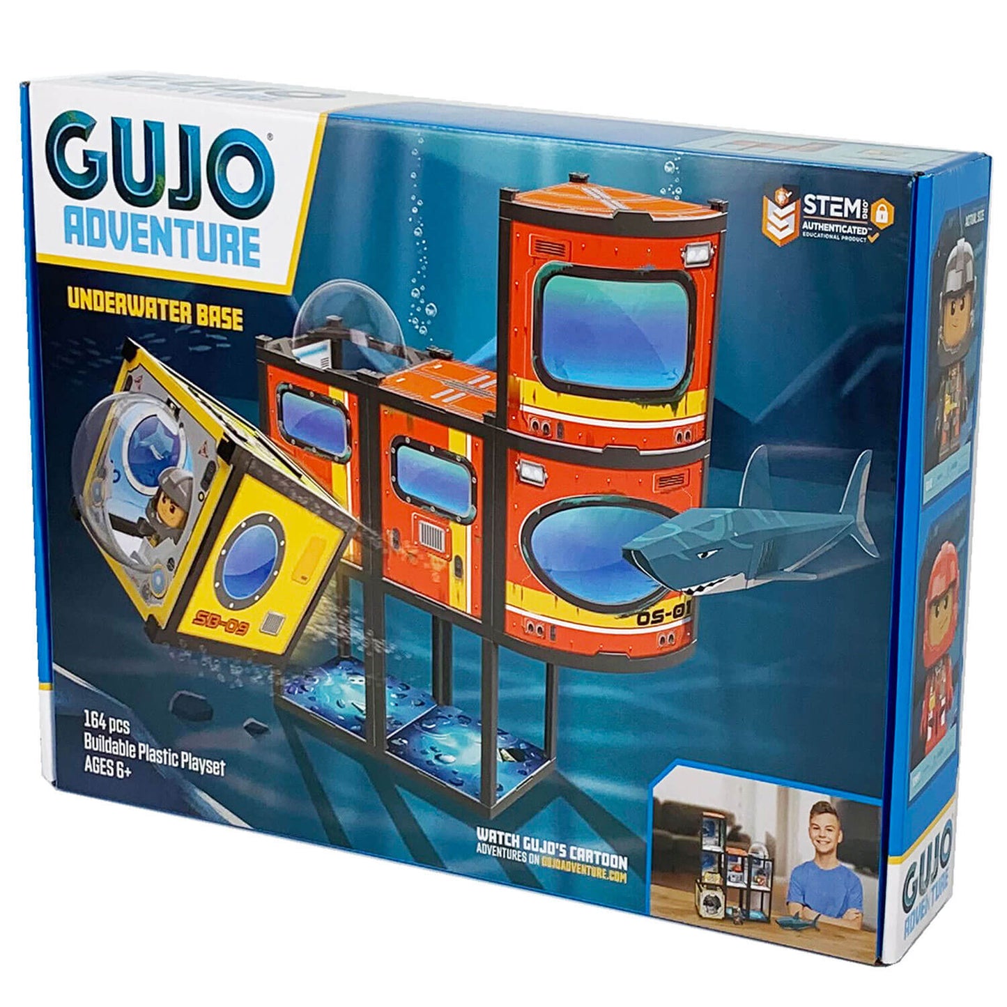 Gujo Adventure Underwater Base STEM authenticated building set for ages 6+