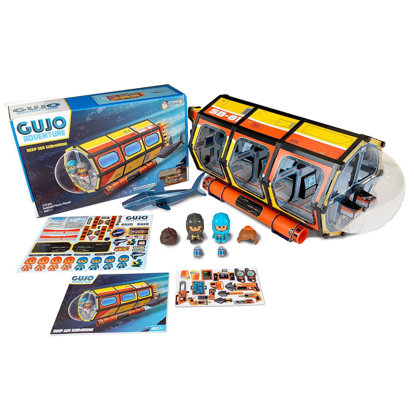 Gujo Adventure Deep Sea Submarine STEM authenticated building set for ages 7+