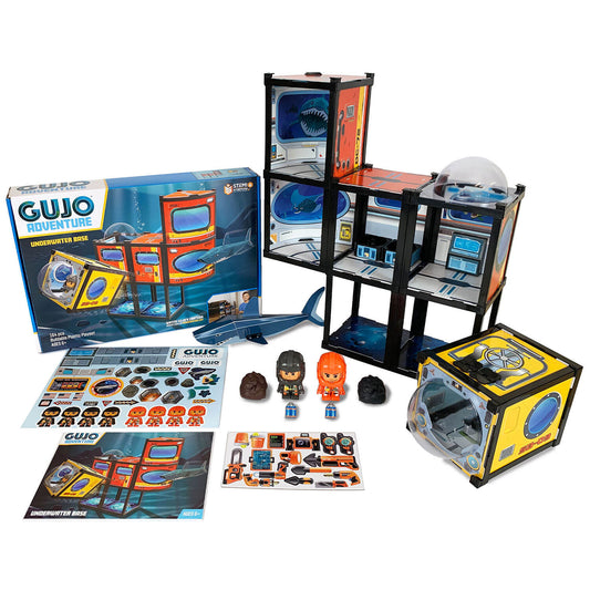 Gujo Adventure Underwater Base STEM authenticated building set for ages 6+