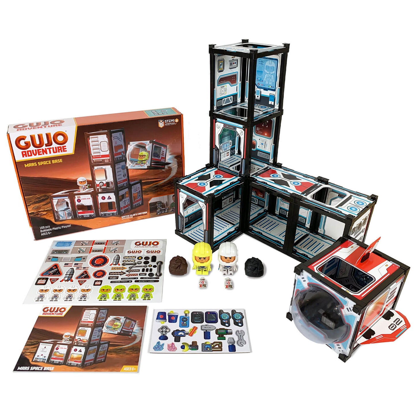 Gujo Adventure Mars Space Base STEM authenticated building set for ages 6+
