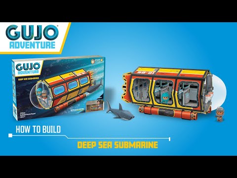 Build video for the Gujo Adventure Deep Sea Submarine STEM authenticated building set for ages 7+