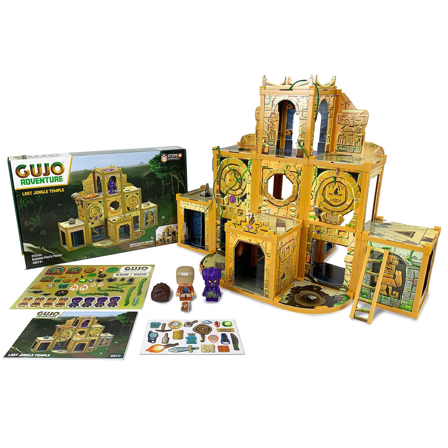 Gujo Adventure Lost Jungle Temple STEM authenticated building set for ages 6+